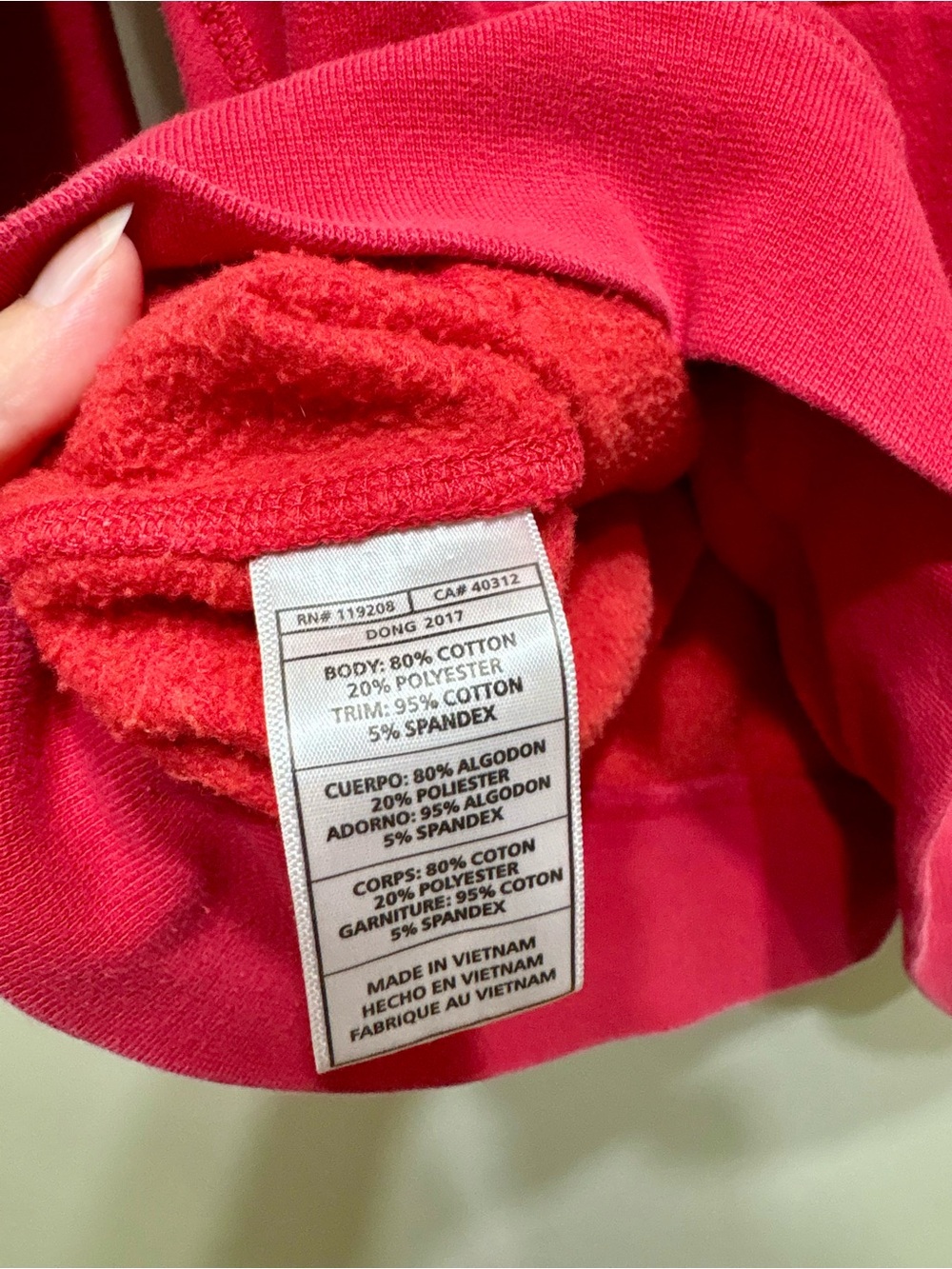 Mitchell & Ness We The North Hoodie Red Pullover Size Medium Toronto Raptors - Picture 8 of 9